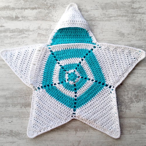 Crochet Baby Star Blanket Wrap Cozy Etsy Canada