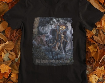 Headless Horseman-T-shirt: Legend of Sleepy Hollow Halloween-T-shirt
