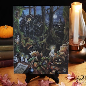 Sleepy Hollow Art Print: Washington Irving&#39;s Halloween Legend (8x10)