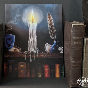 Dark Academia Wall Art Print - Dark Academia Wall Art - Reading Nook Wall Art - Fantasy Book Print - Fine Art Print - Fairytale Art