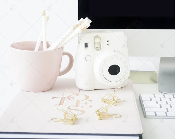 Office Stock Photo,34 Blush Desk Mockup
