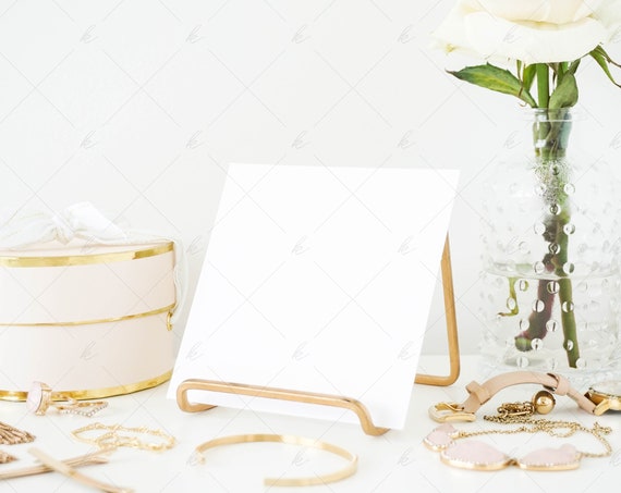 Office Stock Photo,5 Blush Mockup