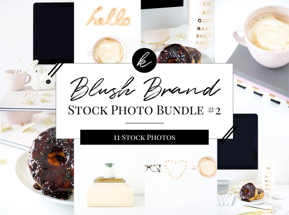 Office Stock Photo Bundle Blush Brand,2 |