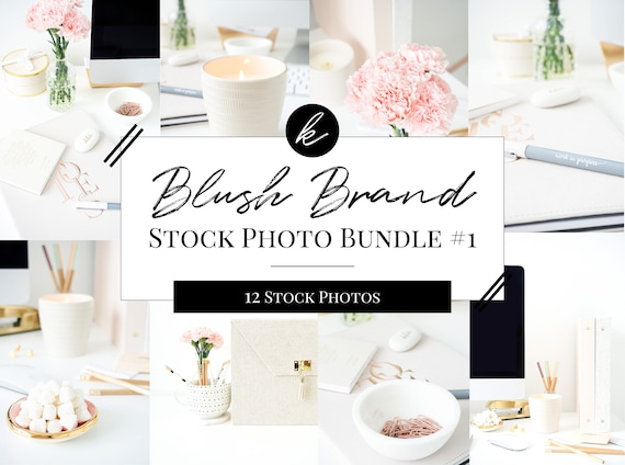 Office Stock Photo Bundle Blush Brand,1