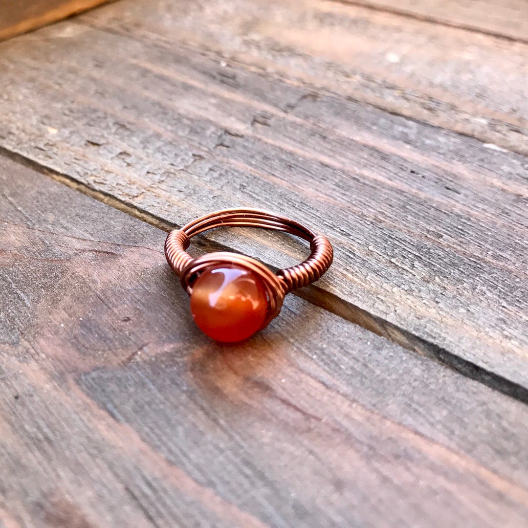 Carnelian Ring Etsy