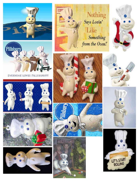 PILLSBURY DOUGHBOY in Color, 13 MAGNETS - Glossy - Etsy