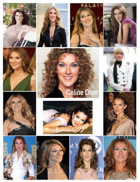 CELINE DION foto magneti 14-lucido Italia
