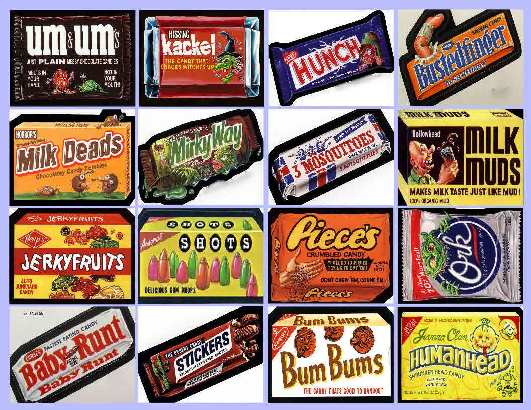 WACKY PACKAGES Candy New 16 Glossy Etsy