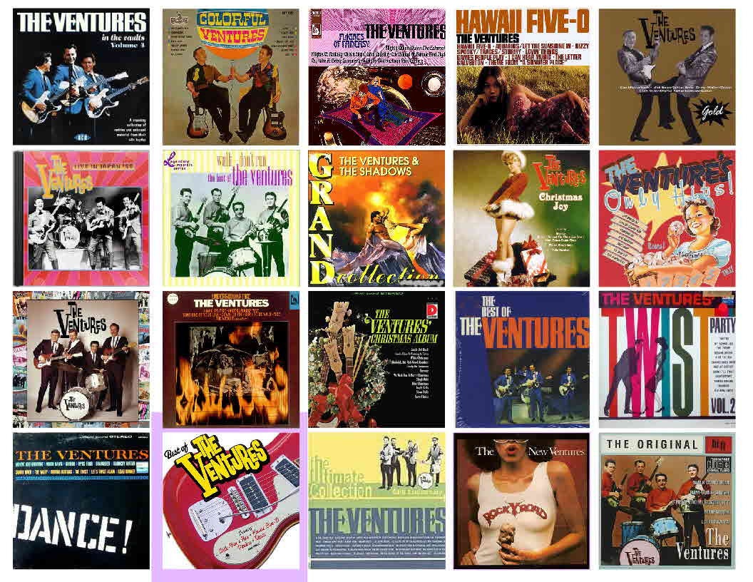 THE VENTURES ALBUM Covers Magnets 20 Glossy Set 2 of 2 - Etsy