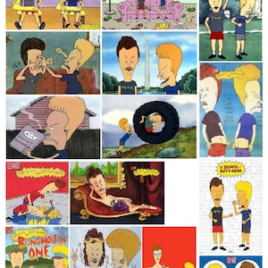 BEAVIS & BUTTHEAD   15  glossy magnets