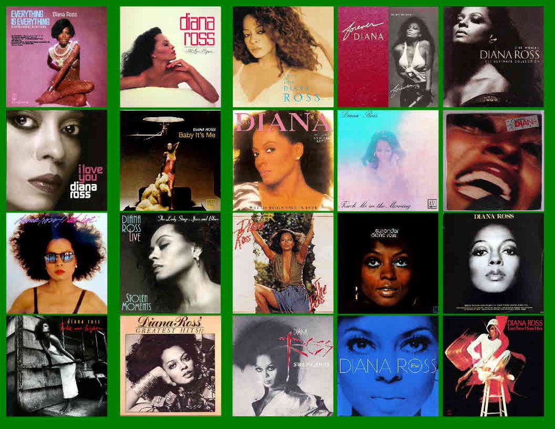 DIANA ROSS Album Covers 20 Glossy Etsy
