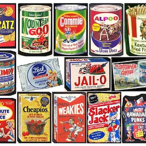 ÍMÃS WACKY PACKAGES, conjunto 2 12 - Brilhante
