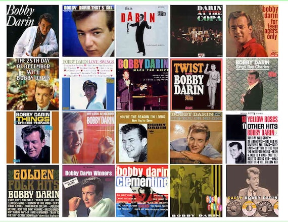 BOBBY DARIN ALBUM Set 1 of 2 Covers 20 Glossy | Etsy