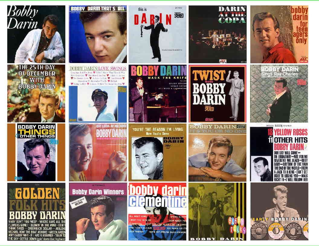 BOBBY DARIN ALBUM Set 1 of 2 Covers 20 Glossy - Etsy