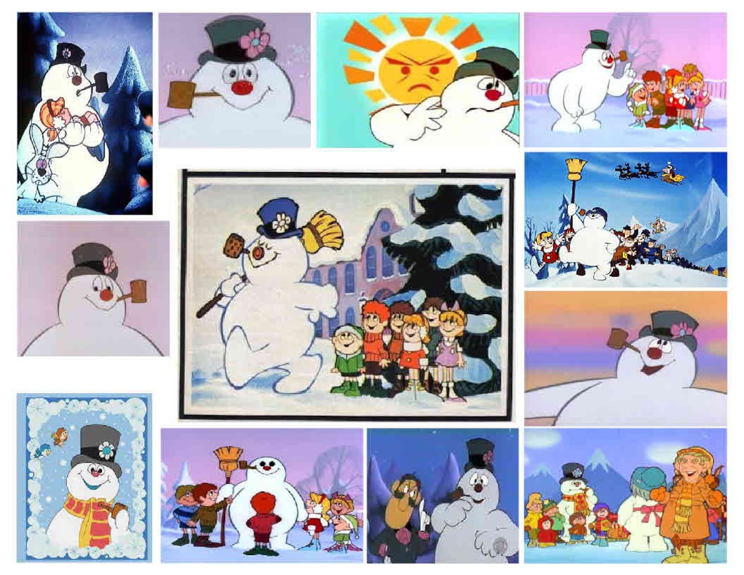 FROSTY de SNOWMAN 12 MAGNETEN - Glanzend - Etsy België, image size:1080x835
