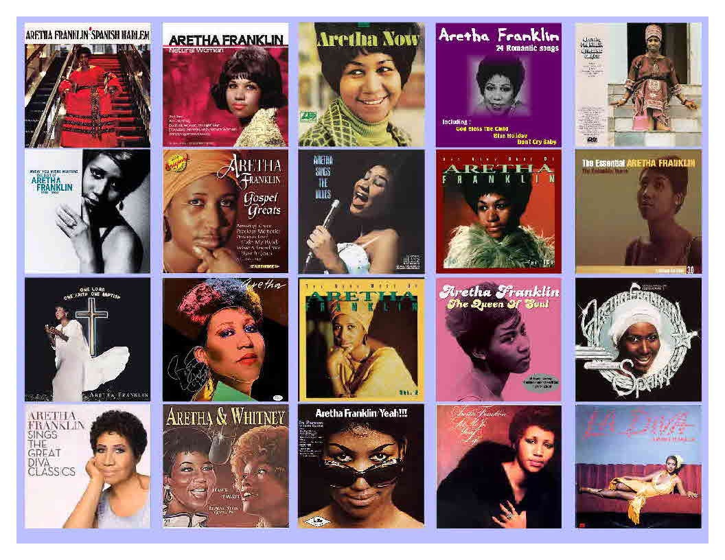 Aretha Franklin Album Covers