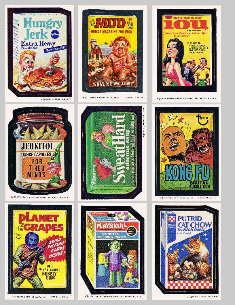 WACKY PACKAGES Large Size Set 2 9 Glossy Etsy