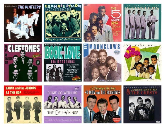 DOO WOP ALBUMS Magnets, 12 - Glossy - Etsy