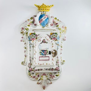 Antyczne wiktoriańskie porcelanowe skrzynki pocztowe do dekoracji w stylu kolonialnym angielskim