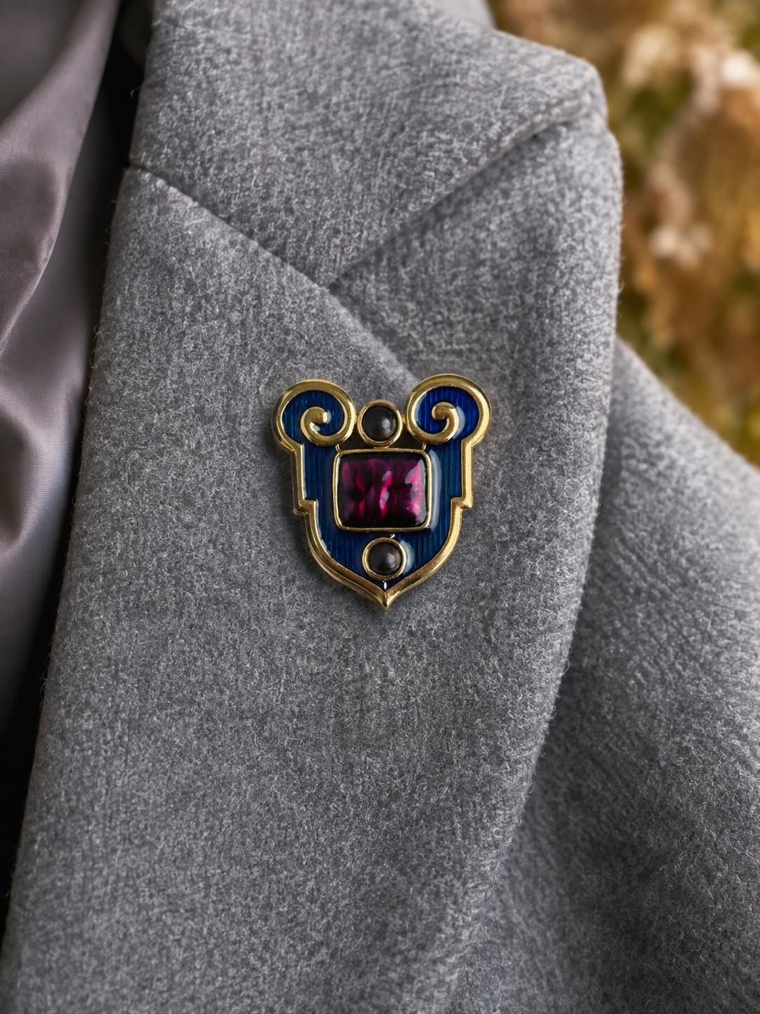 Ysl Brooch Vintage - Etsy