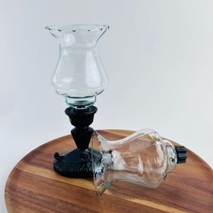 Clear Glass Votive Cups Ruffled Fluted Vintage Homco Home Interiors ~ Glass Candle Cups ~ Votive Glasses for Sconces or Candle Holders
