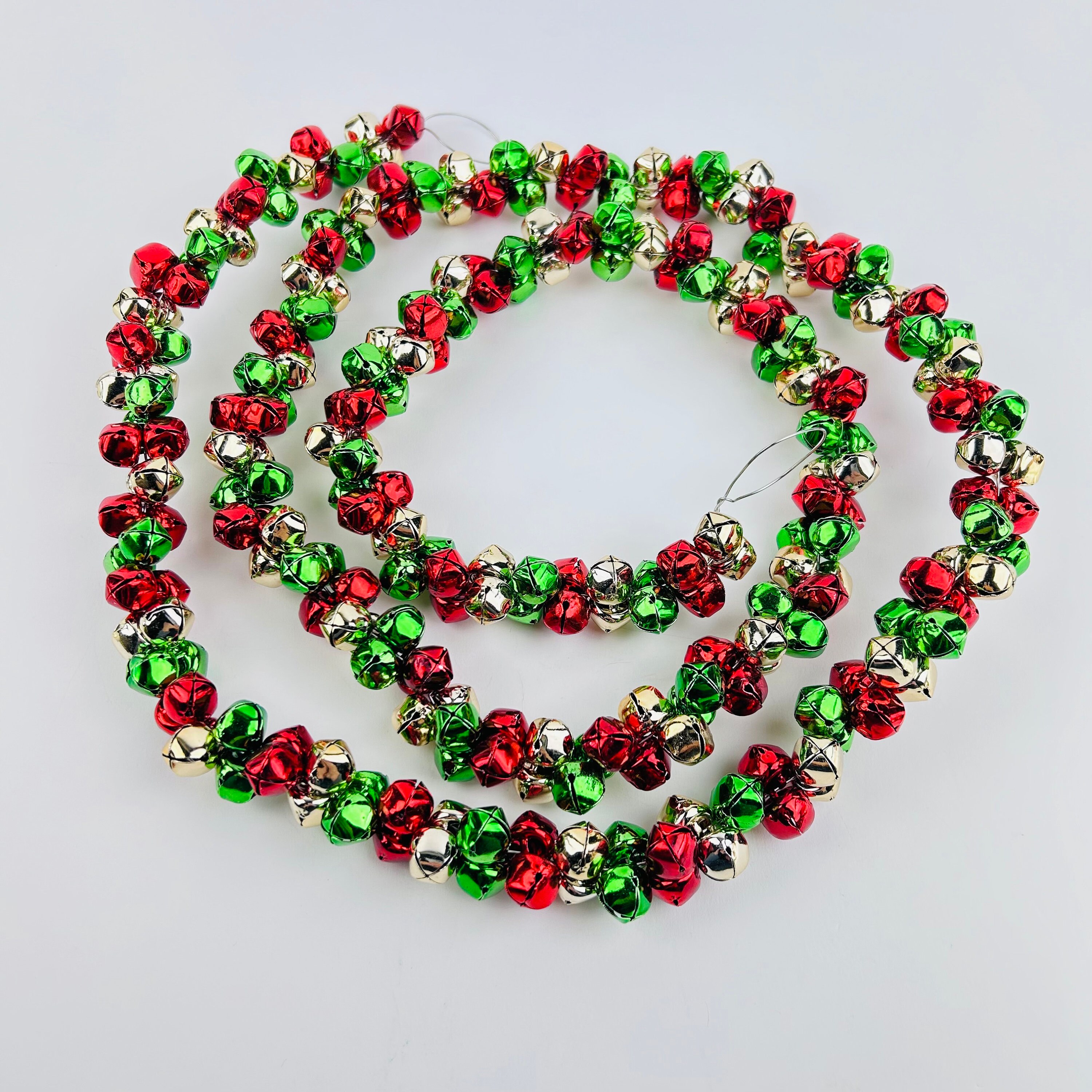 GSHLLO 200 Pcs 1/4 Inch Mini Metal Jingle Bells Small Christmas Bells