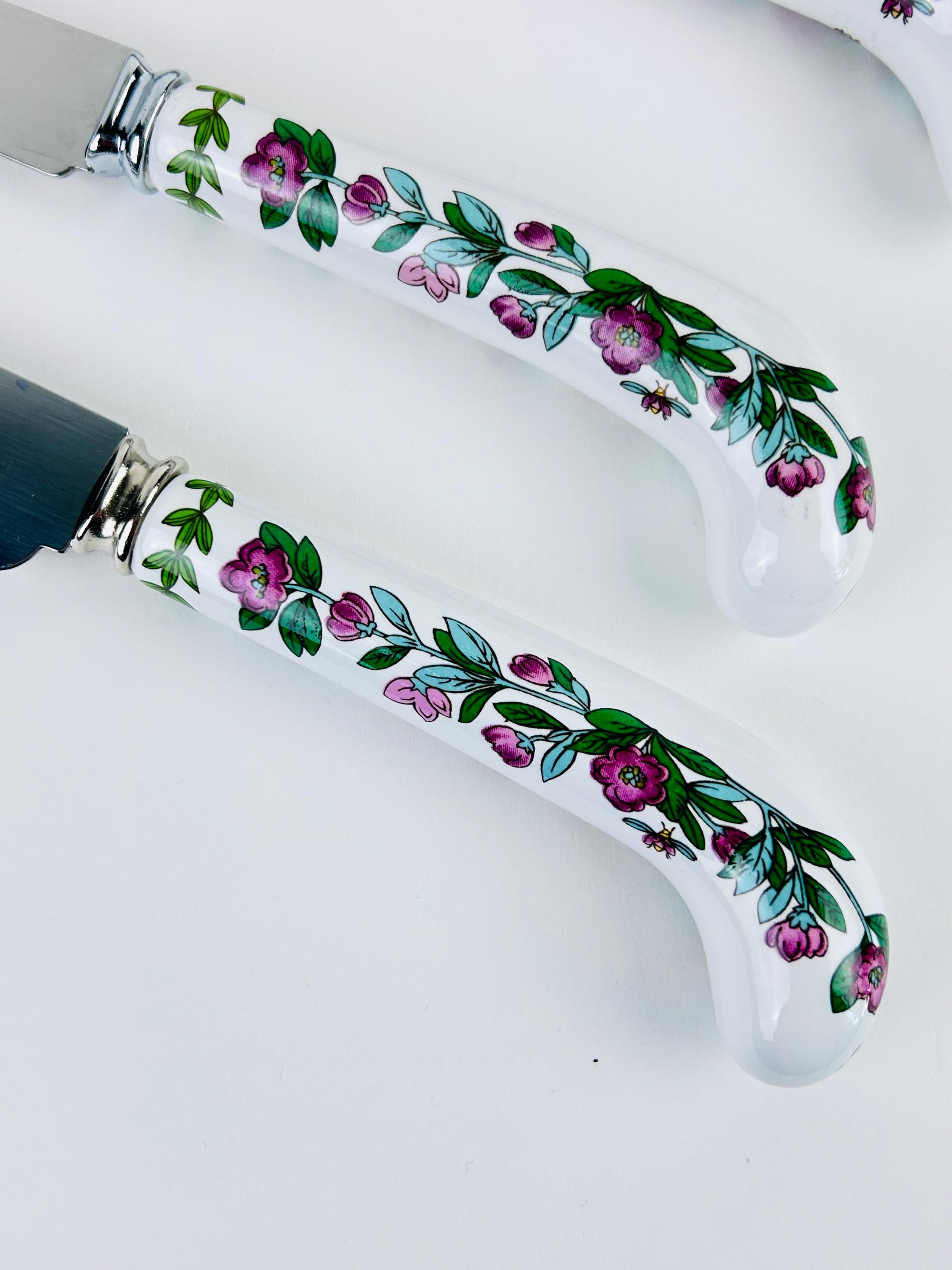 Cubiertos Portmeirion Jardín Botánico – Acero Inoxidable 18/10, Modelo B156WU, Varios Diseños