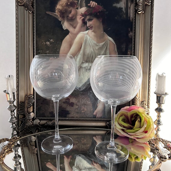 Mikasa Crystal Balloon Wine Glasses Wine Lover Gift Etsy UK