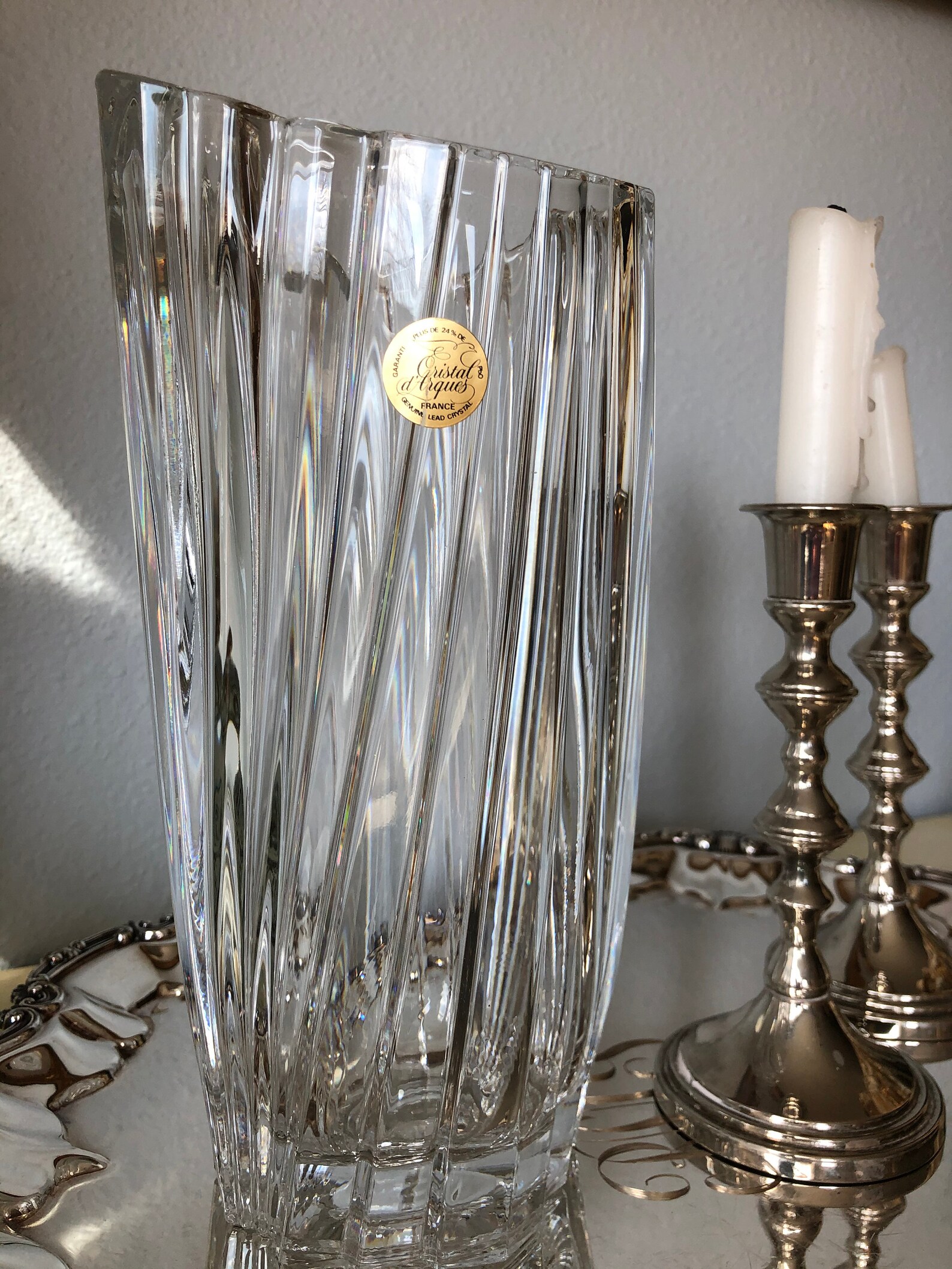 Cristal d arques ваза