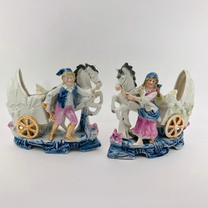 Antique Porcelain Planters Vases - Elevate Your Floral Arrangements with Class!