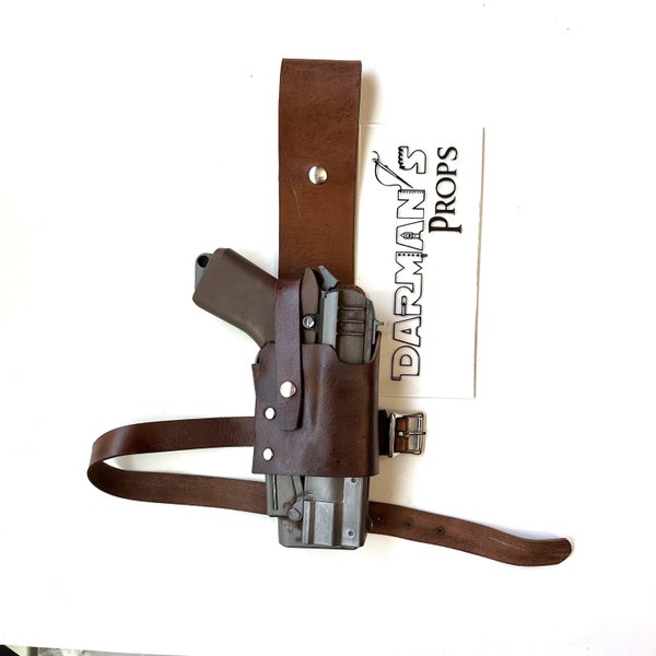 Fallout 10mm pistol gun Single drop leg holster
