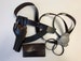 Mara Jade Belt, holster, and pouch Rig with arm bands and Harness in Dark Brown 