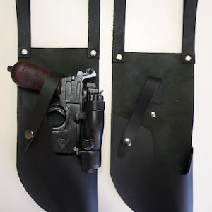 DL-44 w/ side mount scope HOLSTER in 4 oz. black