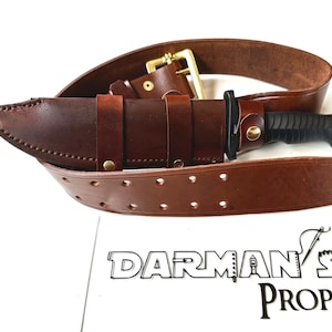 Belt and Horizonal style Bowie Knife Sheath