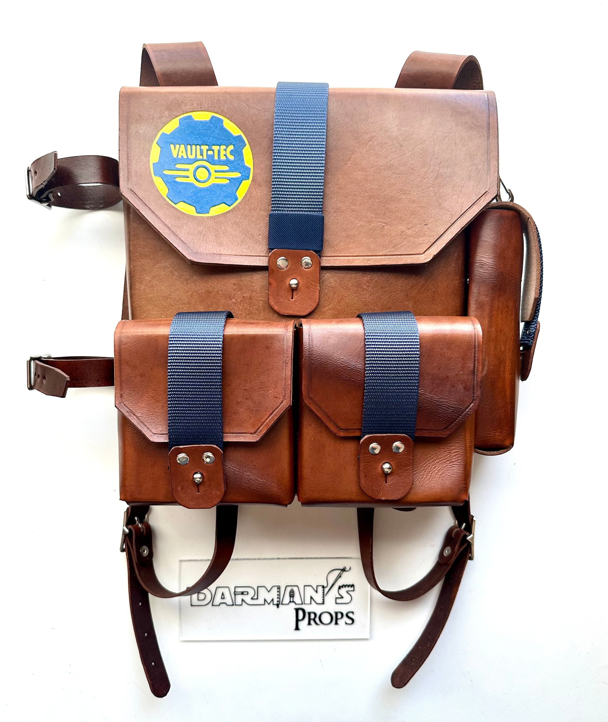 FALLETT★Clasp Backpack Fallout Vault-tec Logo Backpack - Etsy