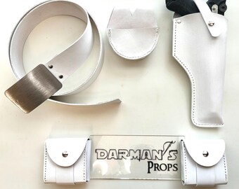 Ensemble ceinture, étui et pochettes d'officier de la flotte New Republic Blanc