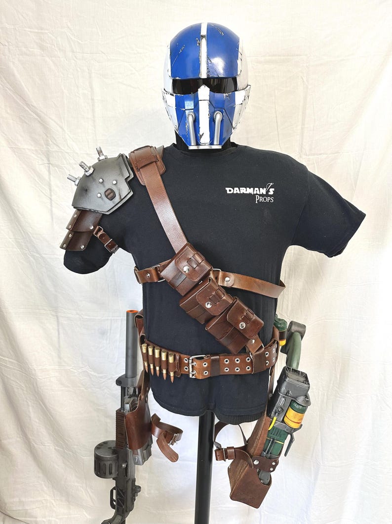 Fallout 4 Belt, Bandolier, Ammo Holder, and 3 Pouch Rig - Etsy