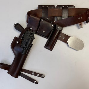 DL-44 Bespin Luke Skywalker ESB Holster, Belt, and 4 pouches Rig