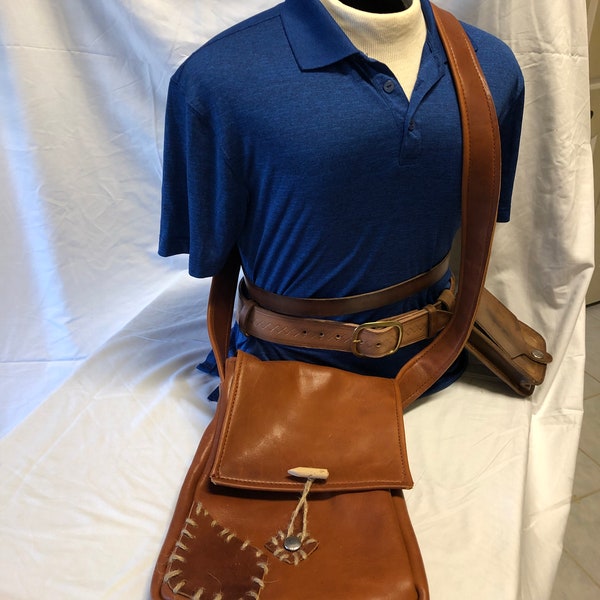 Flynn Rider Satchel, Belts, and side pouch