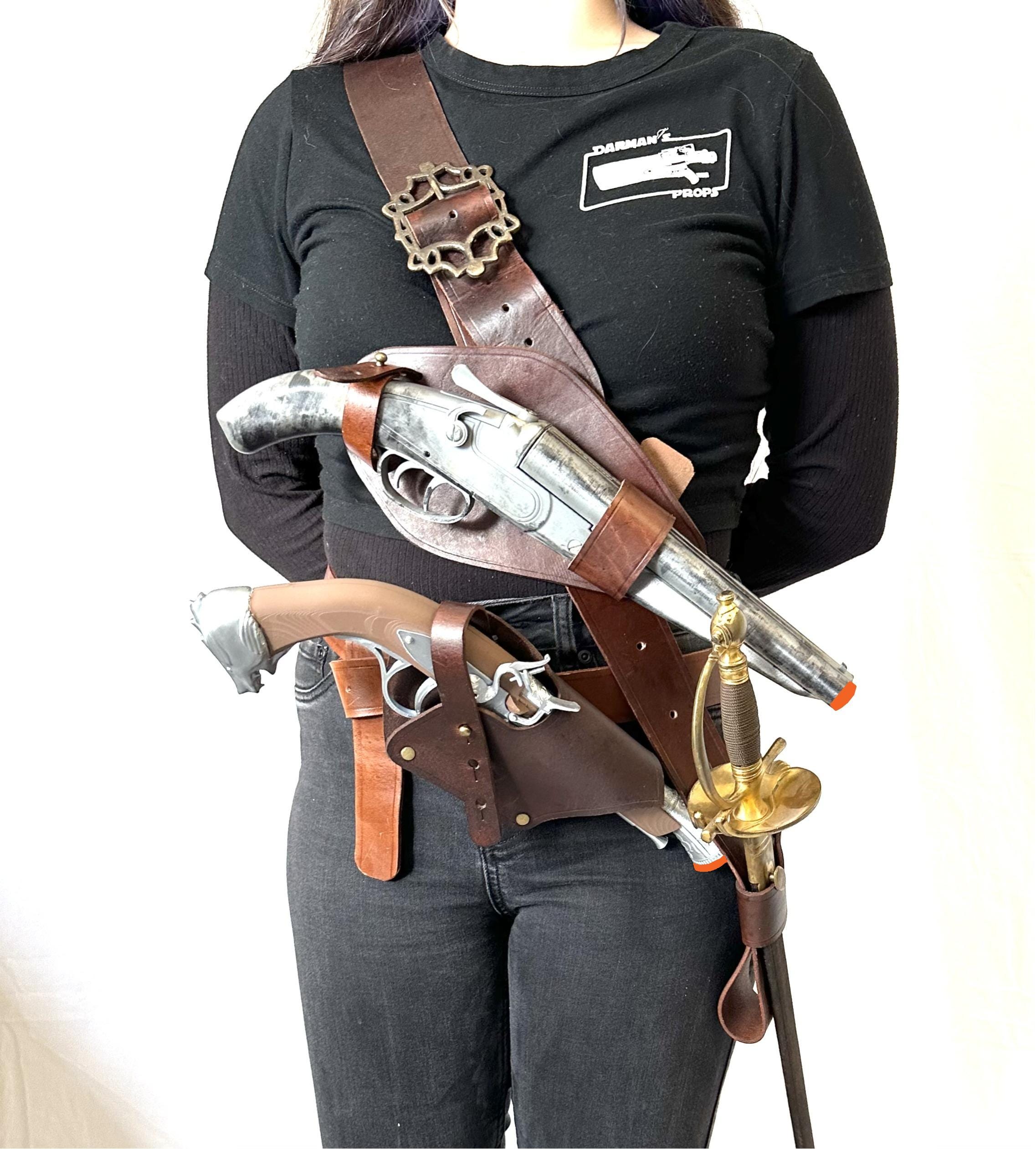 海賊フリントロックマスケット銃ピストルホルスター スタイル1 - Etsy 日本