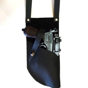 DL-44 Mauser / Merr Sonn Power 5 style HOLSTER in black 4 oz.