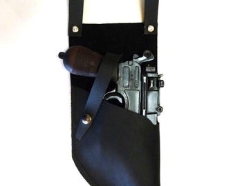 DL-44 Mauser / Merr Sonn Power 5 style HOLSTER in black 4 oz.