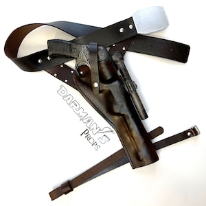 DE-10 Cinturón de contrabandista mandaloriano y plataforma de funda