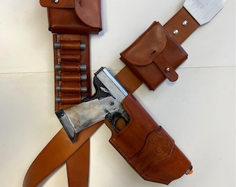 Westar 35 Mandalorian Belt Holster and 2 pouch rig