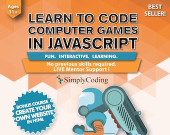 Coding For Kids, JavaScript Kids Course, JavaScript Intro, Learn JavaScript, Learn to Code, Teach Kids Coding, Coding School Program