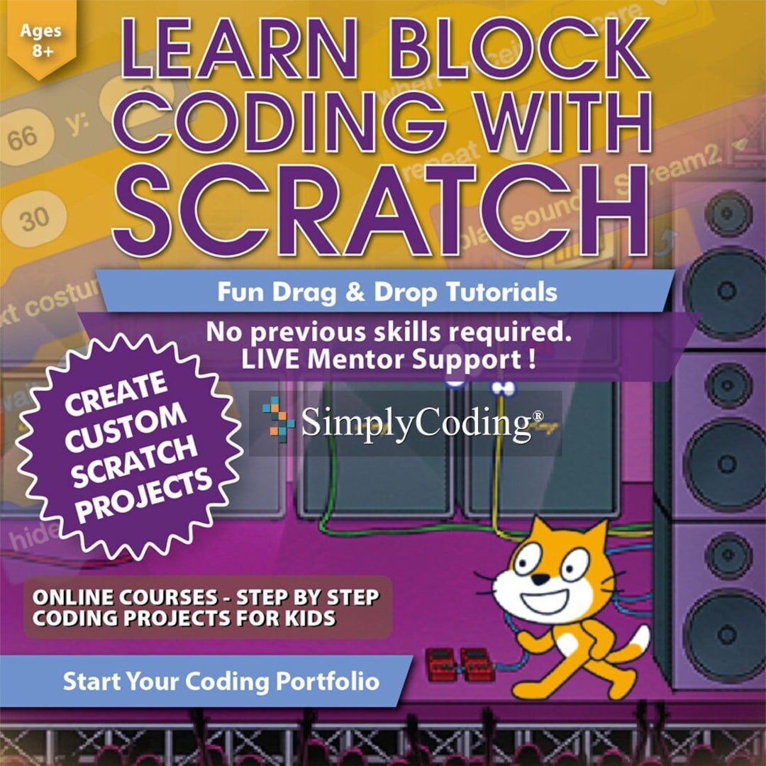 Coding for Kids, Scratch Coding Course, Learn to Code, Kids STEM Course