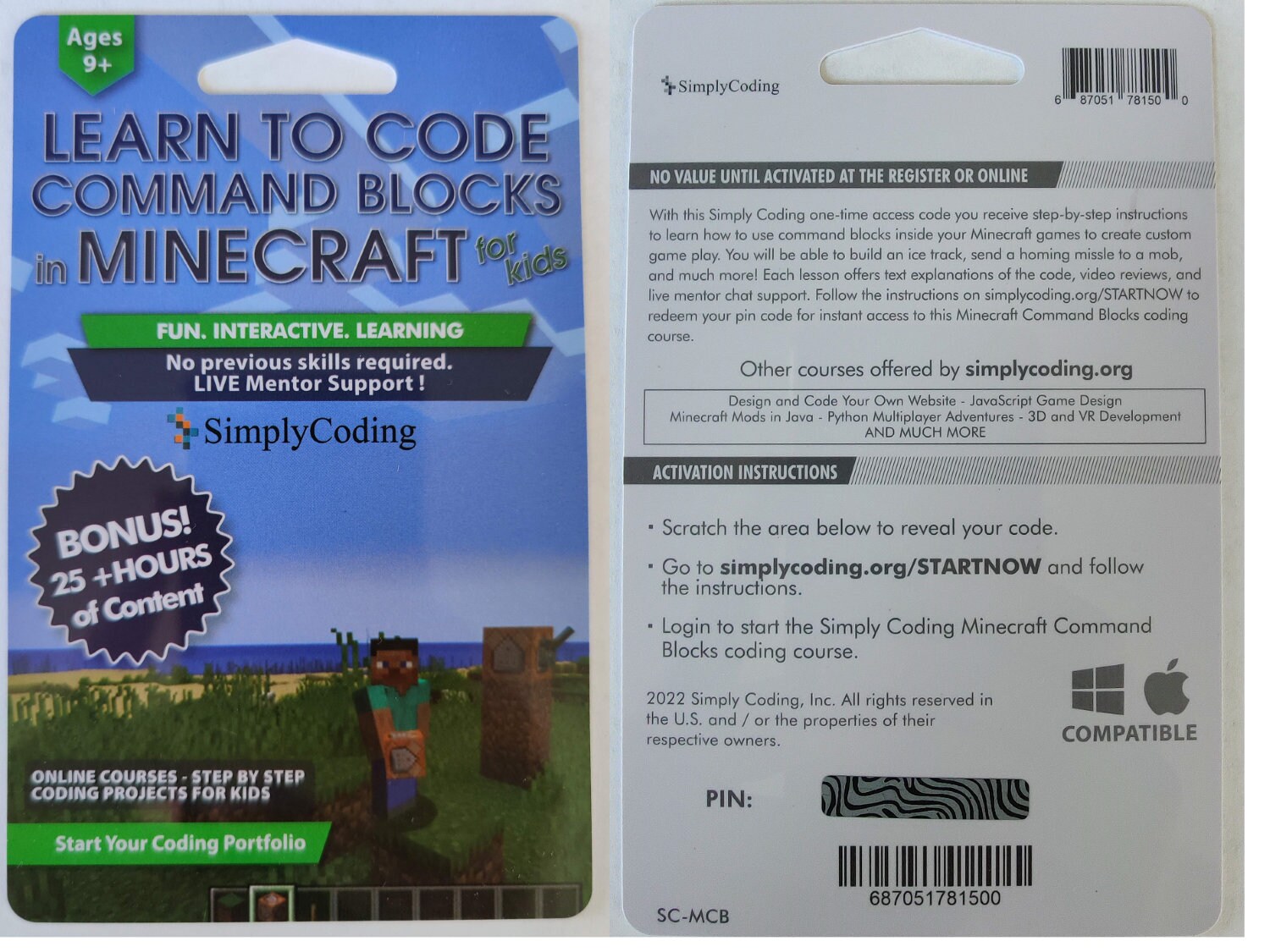 Coding for Kids, Learn to Code, Minecraft Course, Homeschool Coding ...