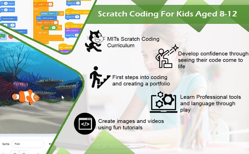 Coding for Kids, Scratch Coding Course, Learn to Code, Kids STEM Course ...