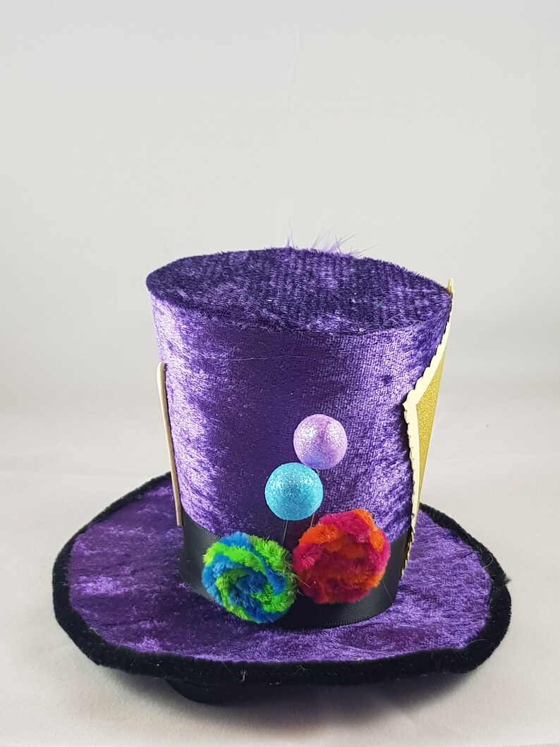 Willy Wonka Chocolate Factory Mini Top Hat Fancy Dress Etsy