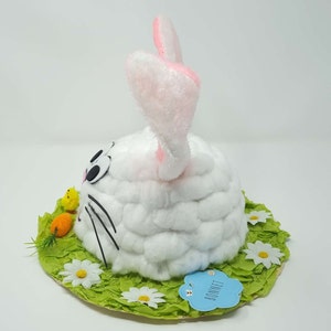 DIY Make Your Own Easter Bunny Rabbit Bonnet Hat Egg Parade Party Hat Girls Boys image 4